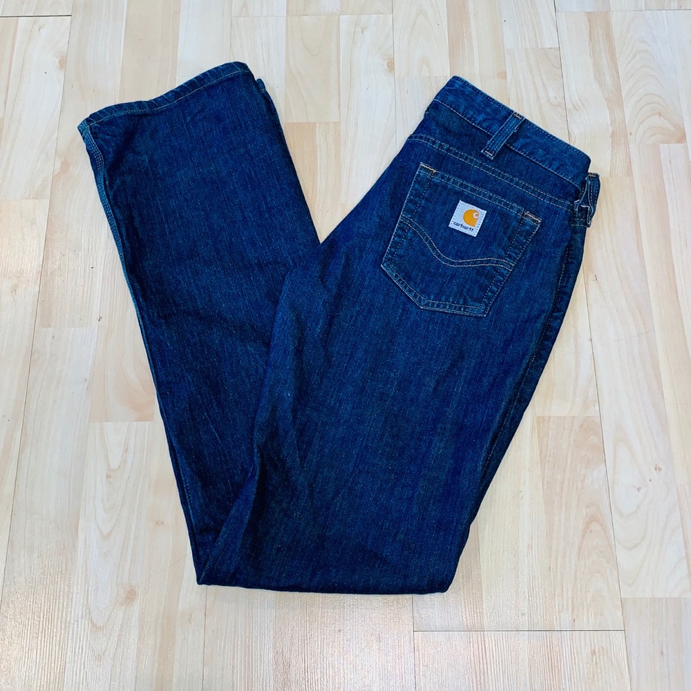 Carhartt Womens Modern Fit Indigo Prewash Jeans 28